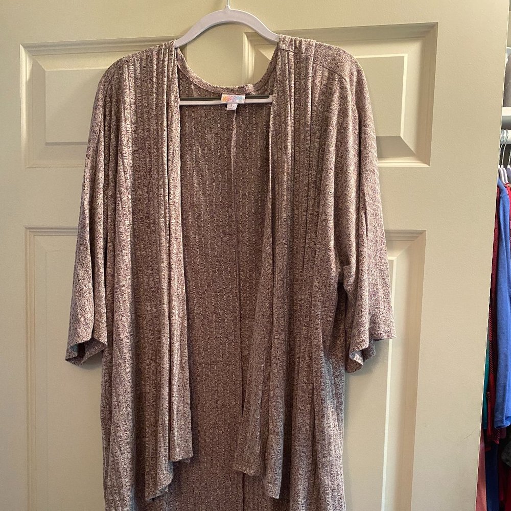LulaRoe Lindsay Kimono, Size L (18-22), NWOT